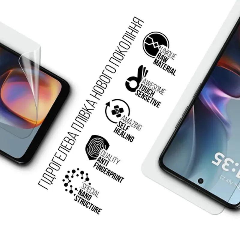 Плівка захисна Armorstandart hydrogel Motorola E15 (ARM83132) - фото 2