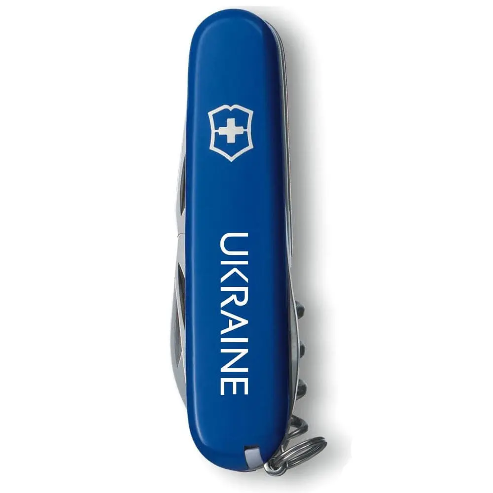 Ніж Victorinox Spartan Ukraine 91мм 12функ син Ukraine біл. - фото 4