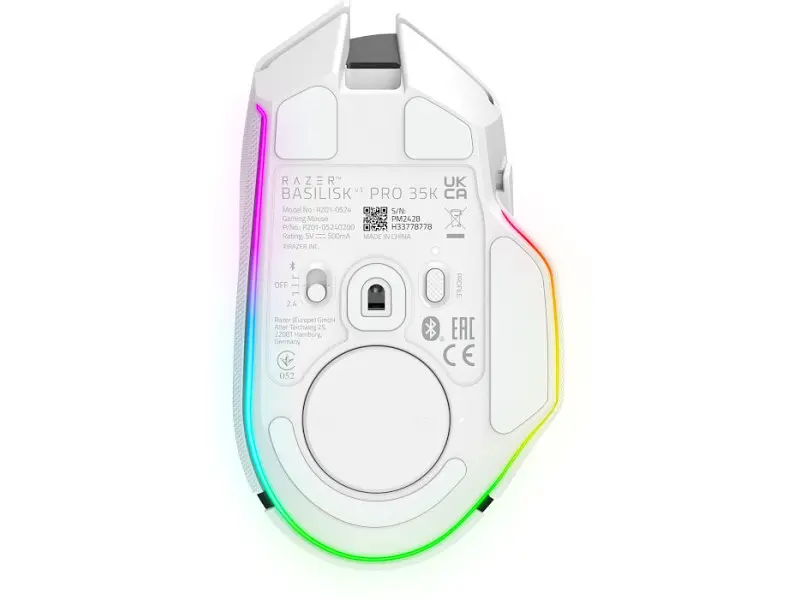 Миша Razer Basilisk V3 Pro 35K White (RZ01-05240200-R3G1) - фото 6