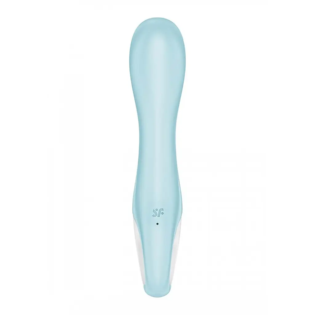 Вібратор Satisfyer Air Pump Vibrator 5+ 21 см блакитний - фото 3