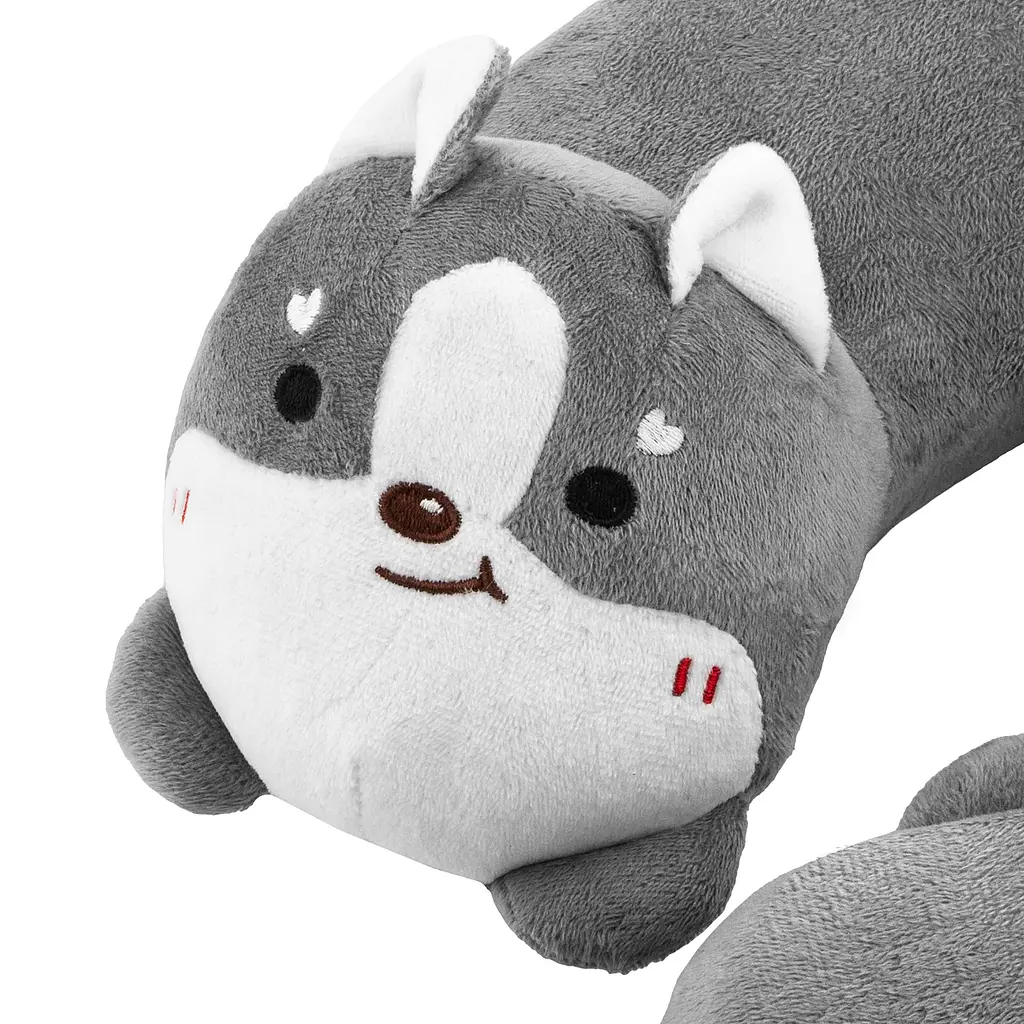 Подушка для шиї ARDESTO Travel Grey Cat, 28х28см, сірий (ART3034NEP) - фото 3