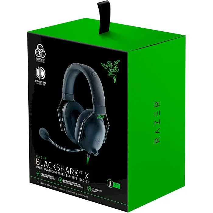 Комп'ютерна гарнітура Razer BlackShark V2 X Black (RZ04-03240100-R3M1) U1 - фото 6