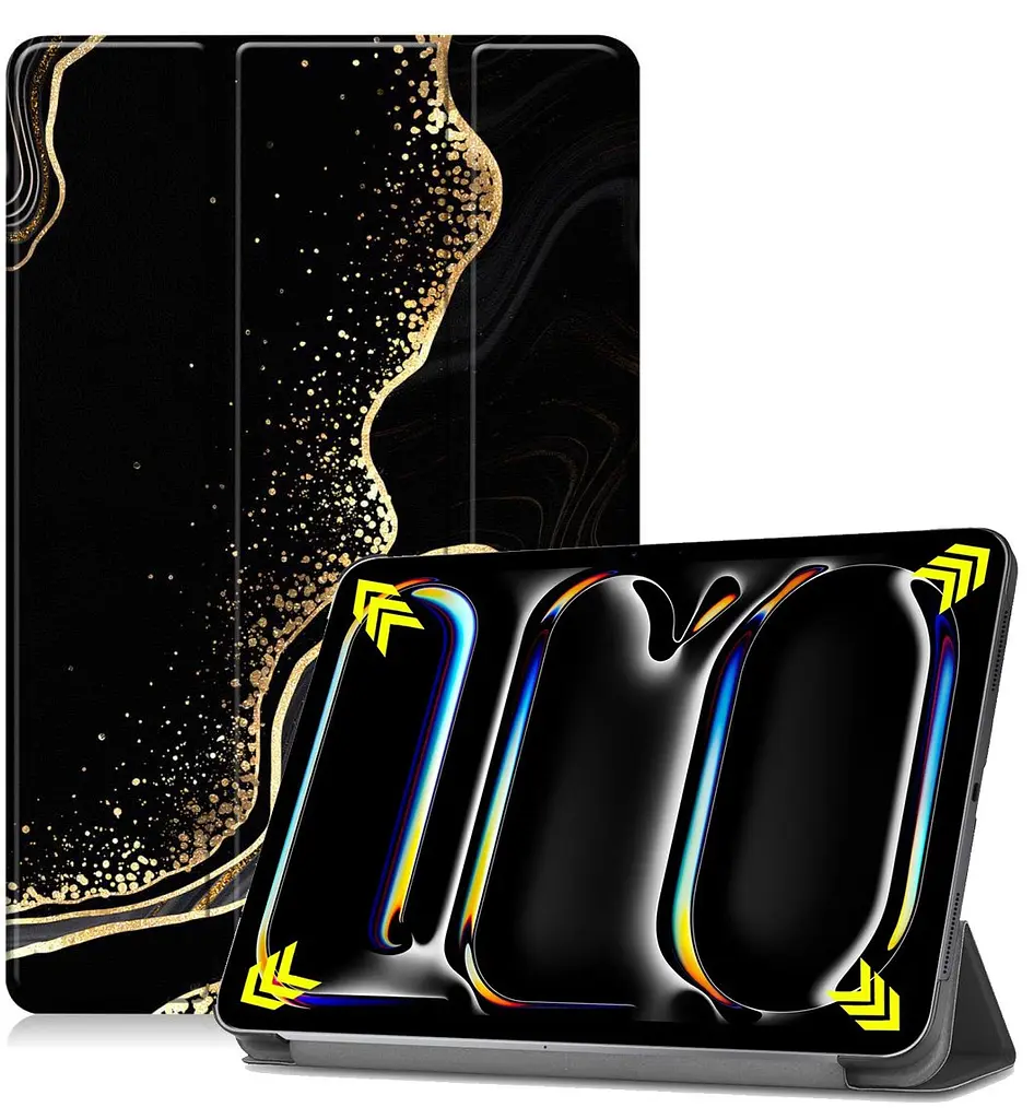 Чохол-книжка BeCover Smart Case для Apple iPad Pro 11 M4 2024 Чорний Abstraction (711630) - фото 2