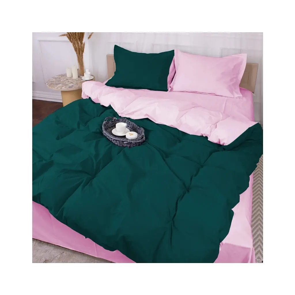 Постільна білизна MirSon Poplin Line 018 + 091 Jasper 220 x 240 (2200006283577)