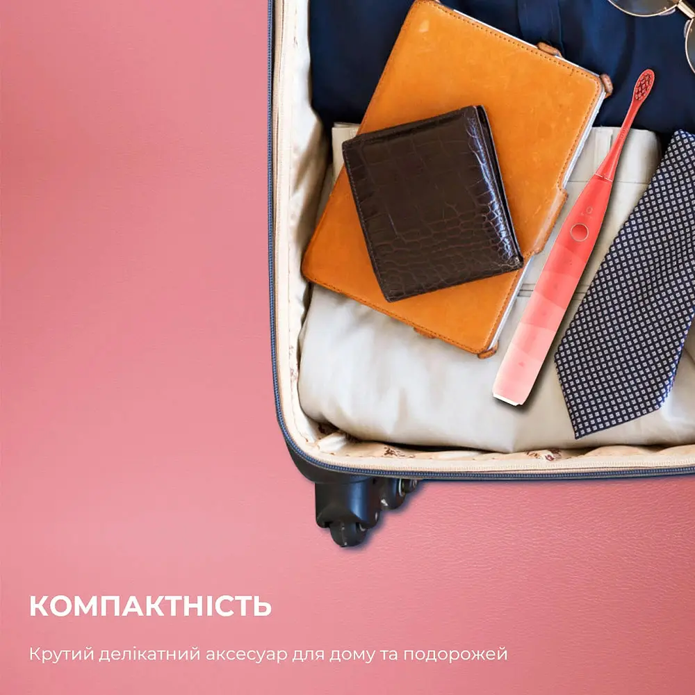 Електрична зубна щітка Oclean Find Duo Set Electric Toothbrush Red and Blue 2шт [79822] - фото 9