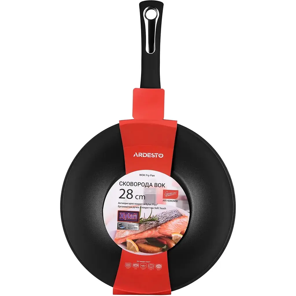 Сковорода Вок Ardesto Gemini 28 см (AR1928GMW) - фото 2