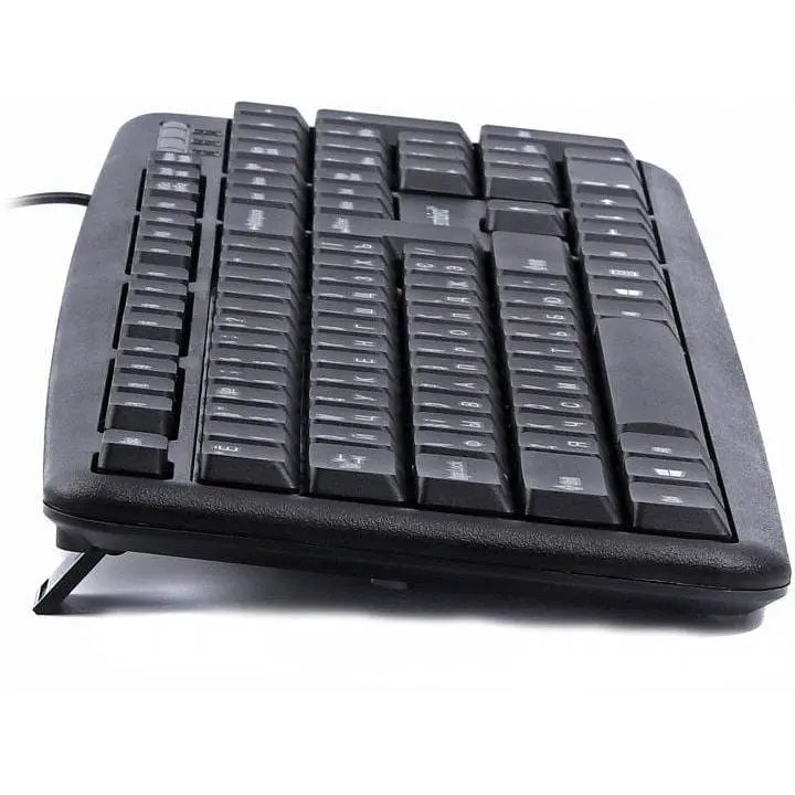 Клавиатура проводная Gembird KB-103-UA PS/2 Black - фото 3