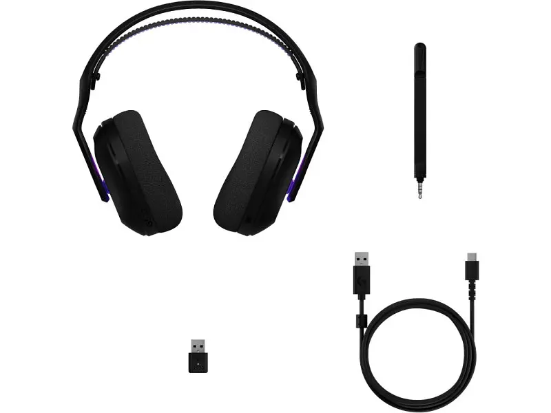 Навушники з мікрофоном Logitech G522 Lightspeed Black (981-001544) - фото 8