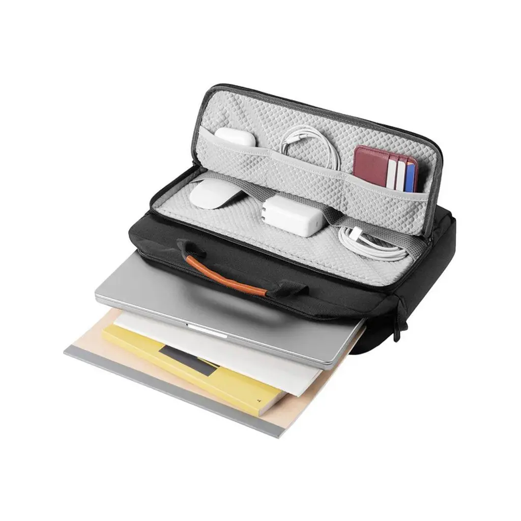 Сумка для ноутбука Tomtoc Navigator-A43 Laptop Briefcase Black 15.6 Inch A43E1D1 - фото 3