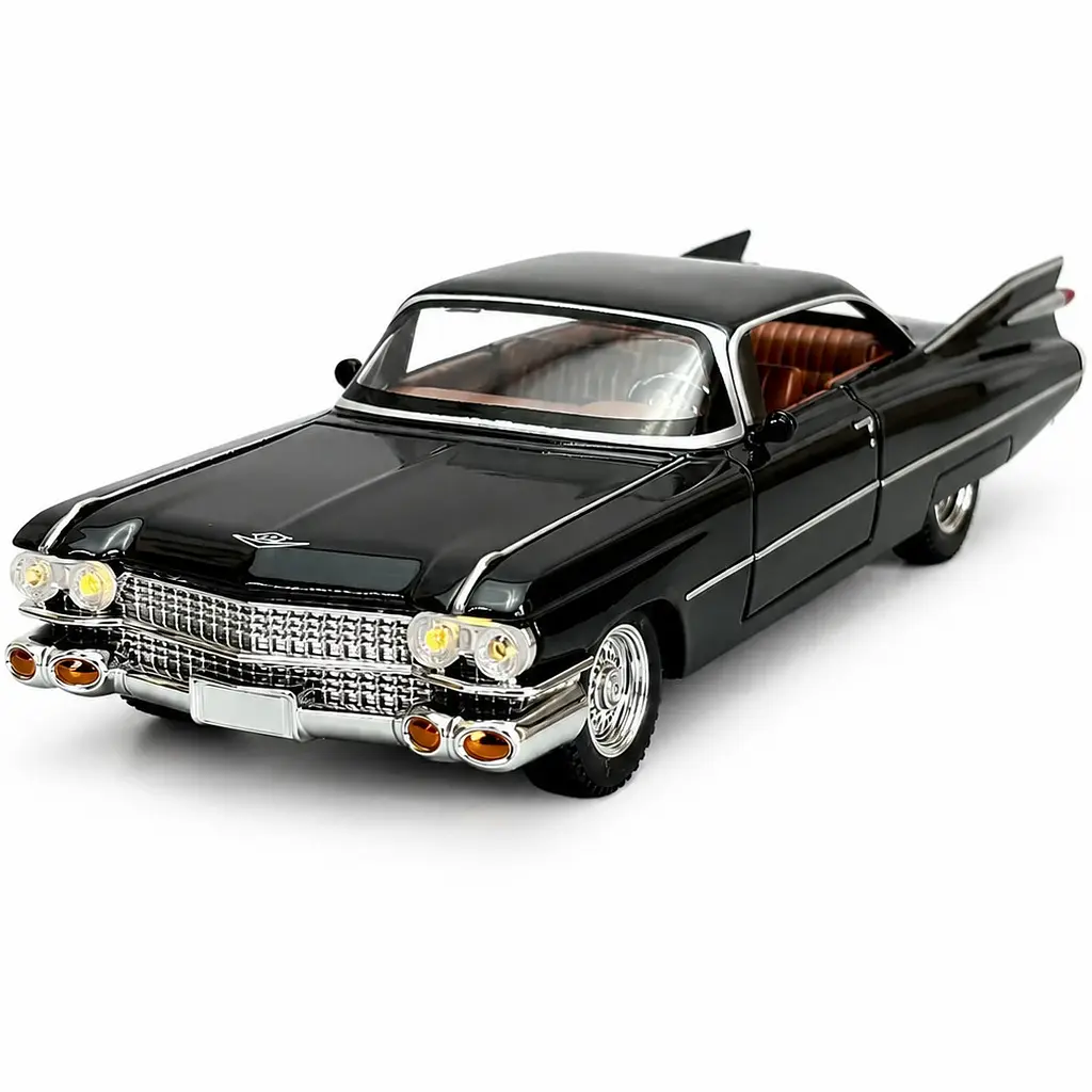 Колекційна металева модель автомобіля АвтоЕксперт Cadillac Coupe De Ville 1959 з інерцією, світлом та звуком 1:24 - фото 6