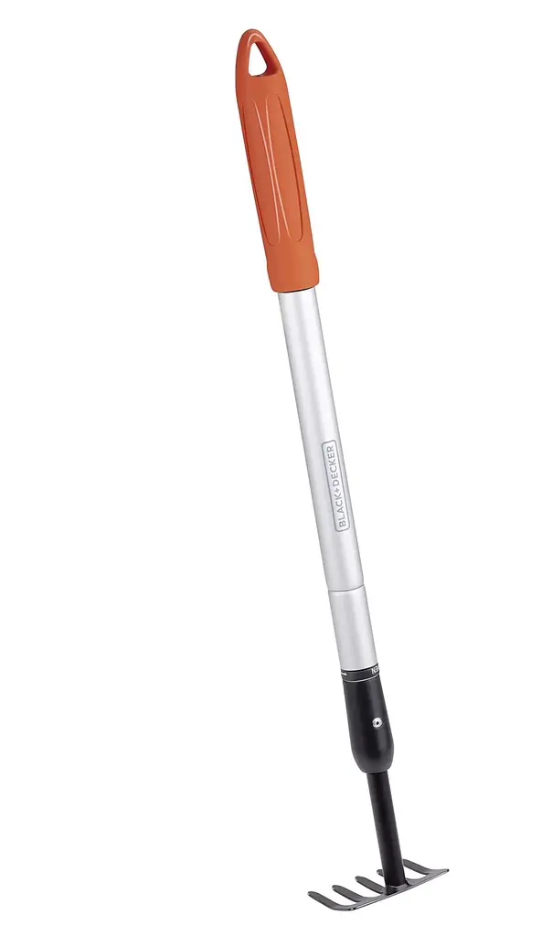 Грабли садовые Black+Decker телескопический 66-101 см - фото 4