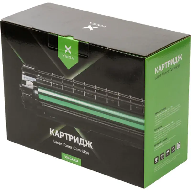 Картридж Vinga HP CE255A Black 6K (V-L-HCE255A) - фото 2