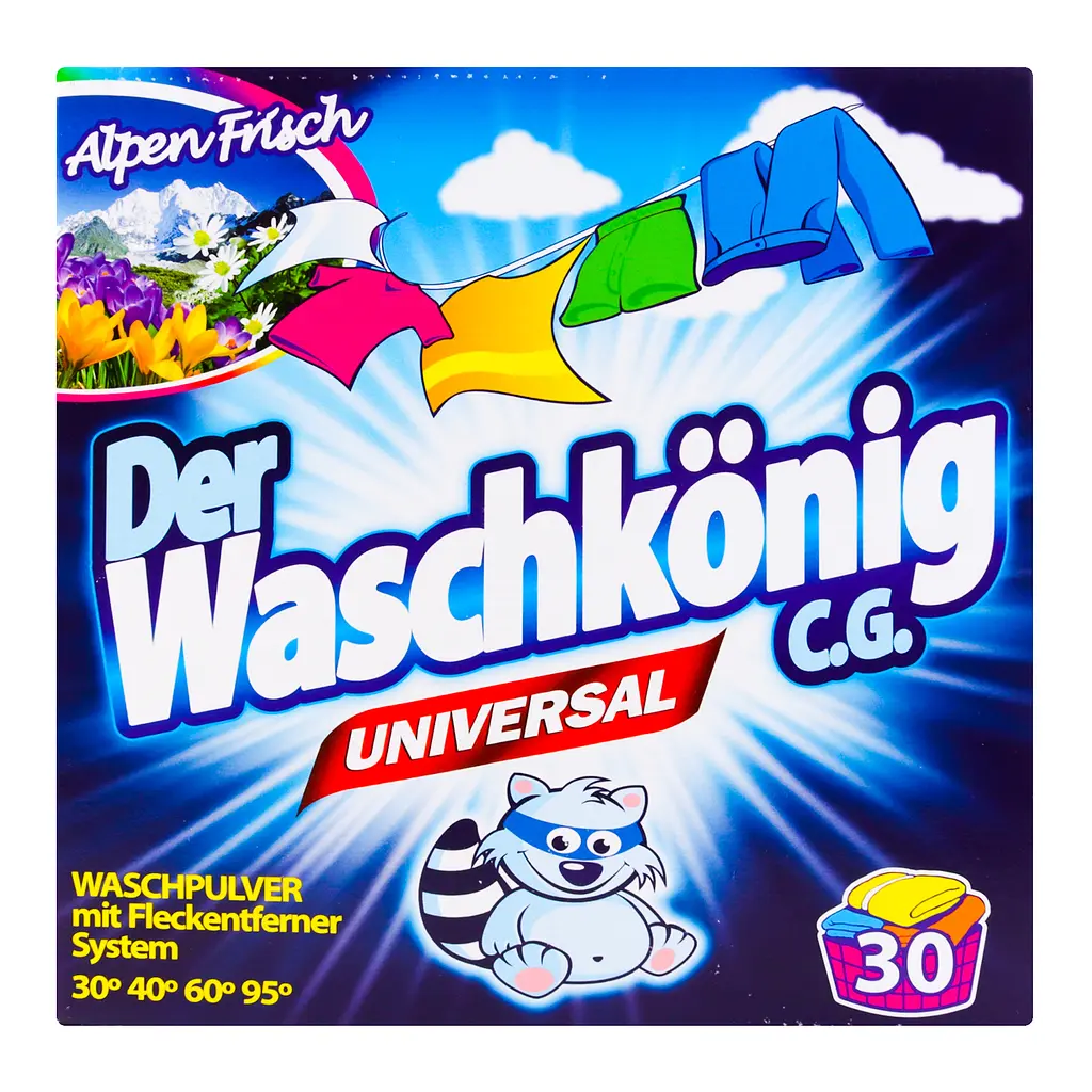 Порошок для прання Der Waschkonig Universal 2.5 кг (040-3602) - фото 2
