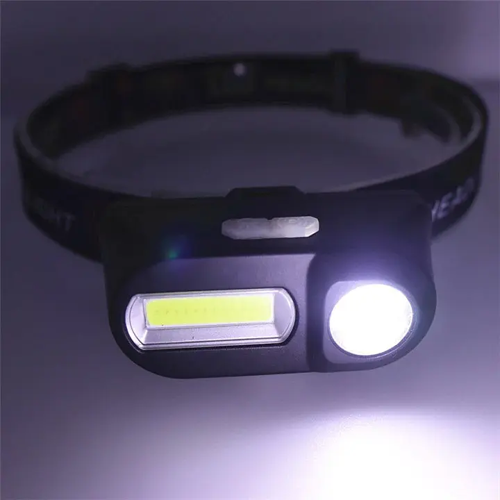 Налобный фонарь аккумуляторный светодиодный BL-1804A COB+XPE - фото 3