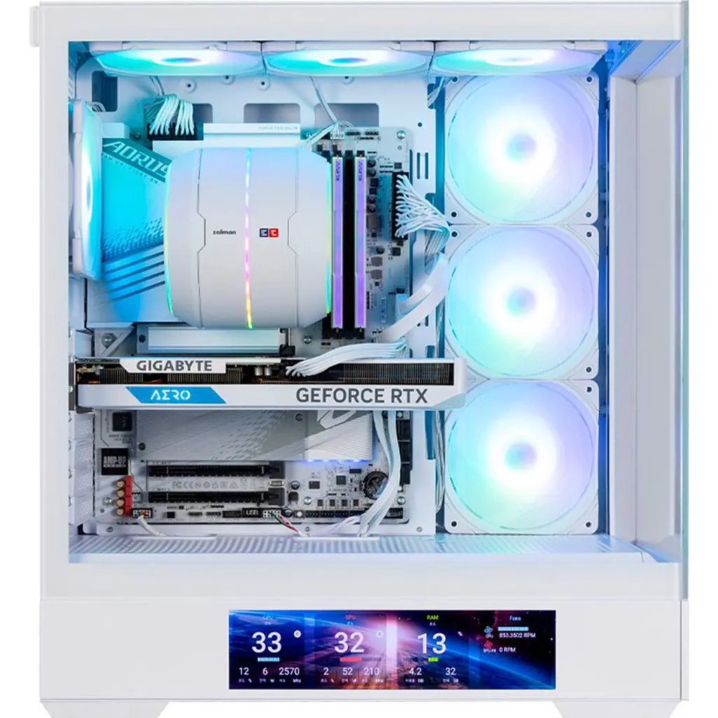 Корпус Zalman P40 DS White [173445] - фото 10