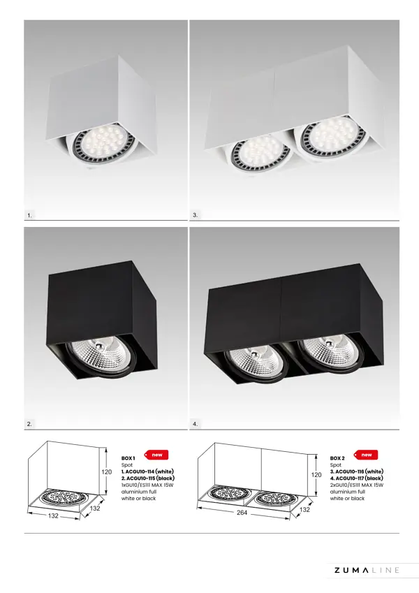 Точковий світильник Zuma Line ACGU10-114 BOX 1 - фото 3