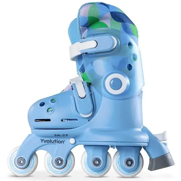 Роликовые коньки Yvolution Twista размер 30-34 голубые (YC01B4) - фото 3