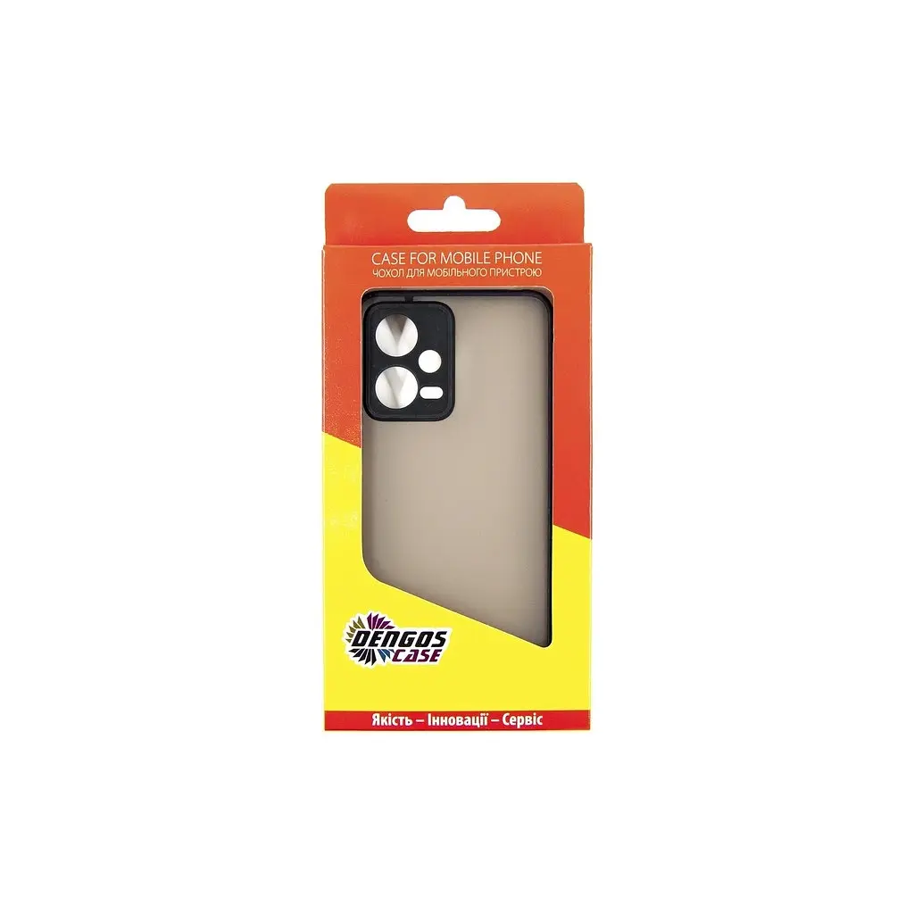 Чохол до мобільного телефона Dengos Kit for Xiaomi Redmi Note 12 5g case + glass (Black) (DG-KM-28) - фото 4