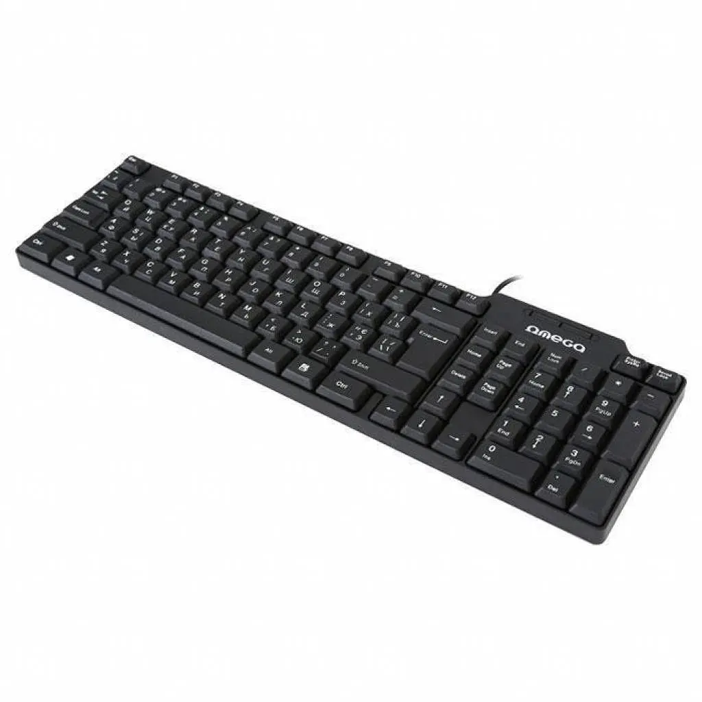 Клавіатура Omega OK-05 Cyrilic Version USB Black (OK05TRU) - фото 3