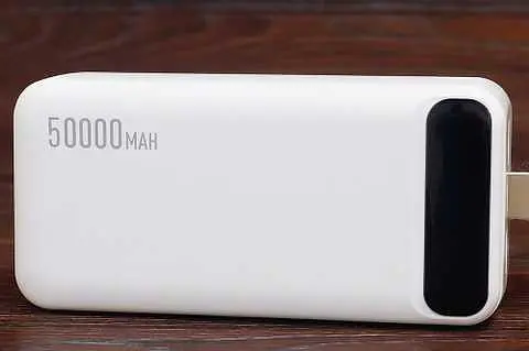 Зовнішній акумулятор Power bank WK WP-283 50000mAh (Білий) - фото 4