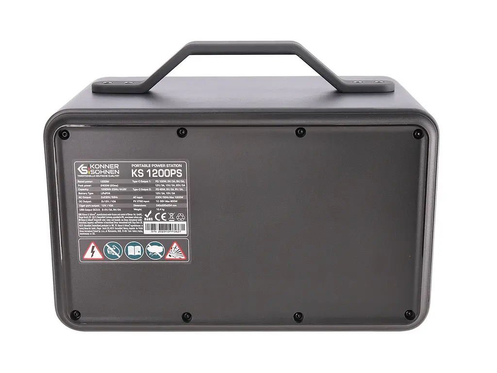 Электростанция портативная Konner&Sohnen KS 1200PS - фото 9