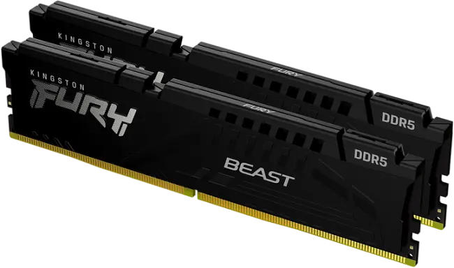 Оперативна пам'ять Kingston Fury 32GB (2x16GB) DDR5 6000MHz Beast Black (KF560C36BBE2K2-32) - фото 2