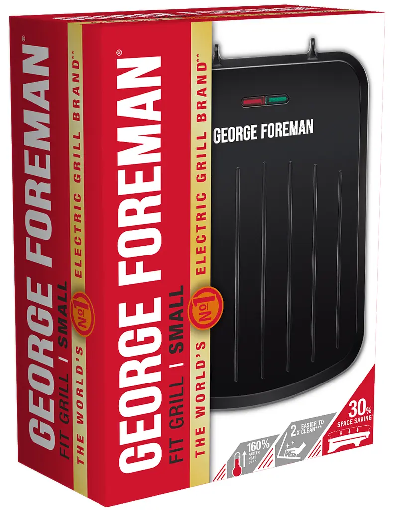 Гриль George Foreman 25800-56 Fit Grill Small 760 Вт антипригарное покрытие черный поддон для жира (25800-56) - фото 13