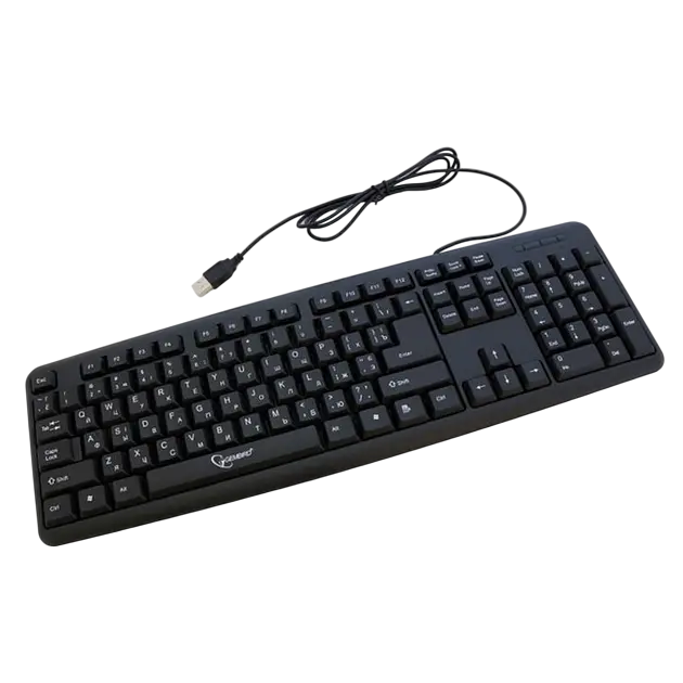 Клавіатура Gembird KB-103-UA Ukr Black - фото 2