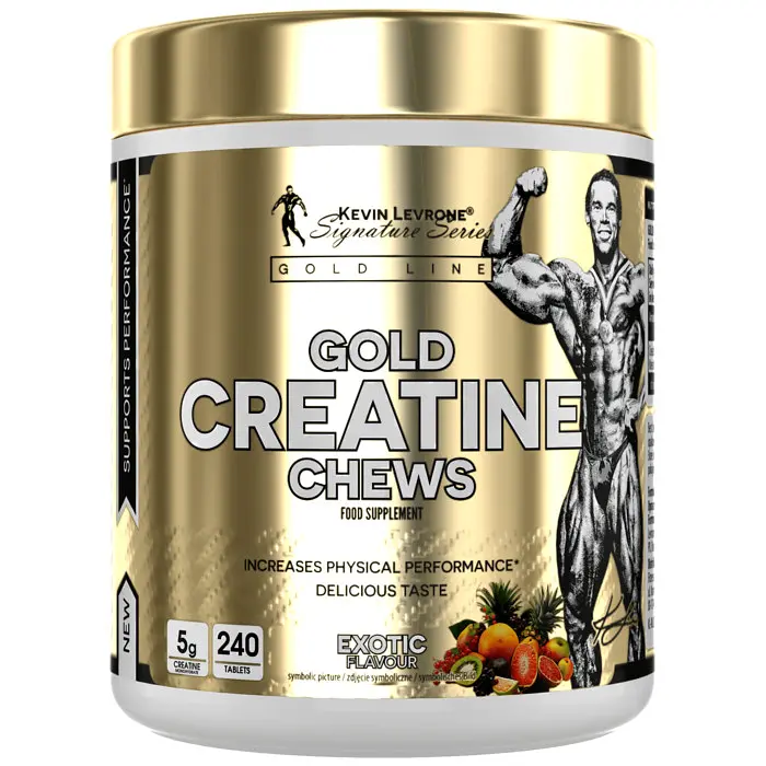 Креатин Kevin Levrone Моногідрат Gold Creatine Chews - 240 жувальних таблеток