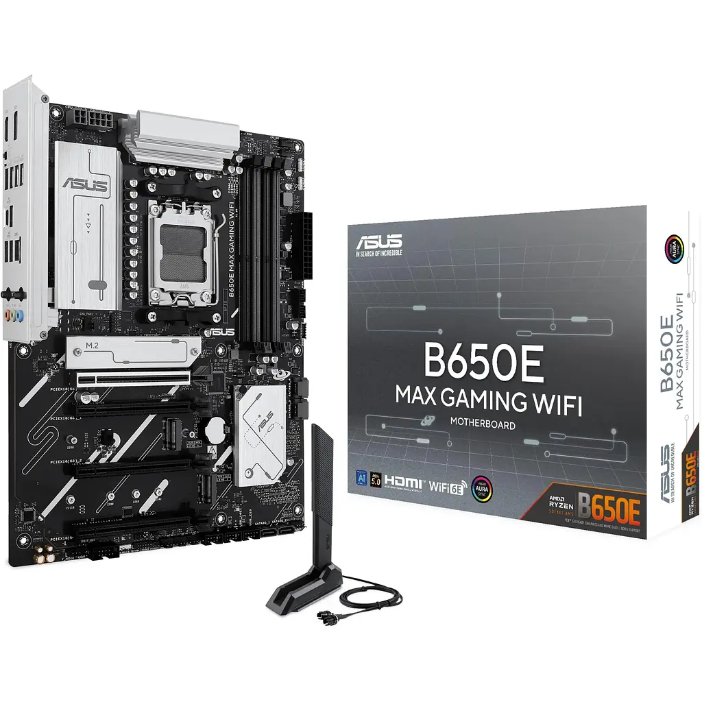 Материнська плата Asus B650E MAX Gaming WIFI sAM5 B650 4xDDR5 M.2 HDMI DP ATX - фото 7