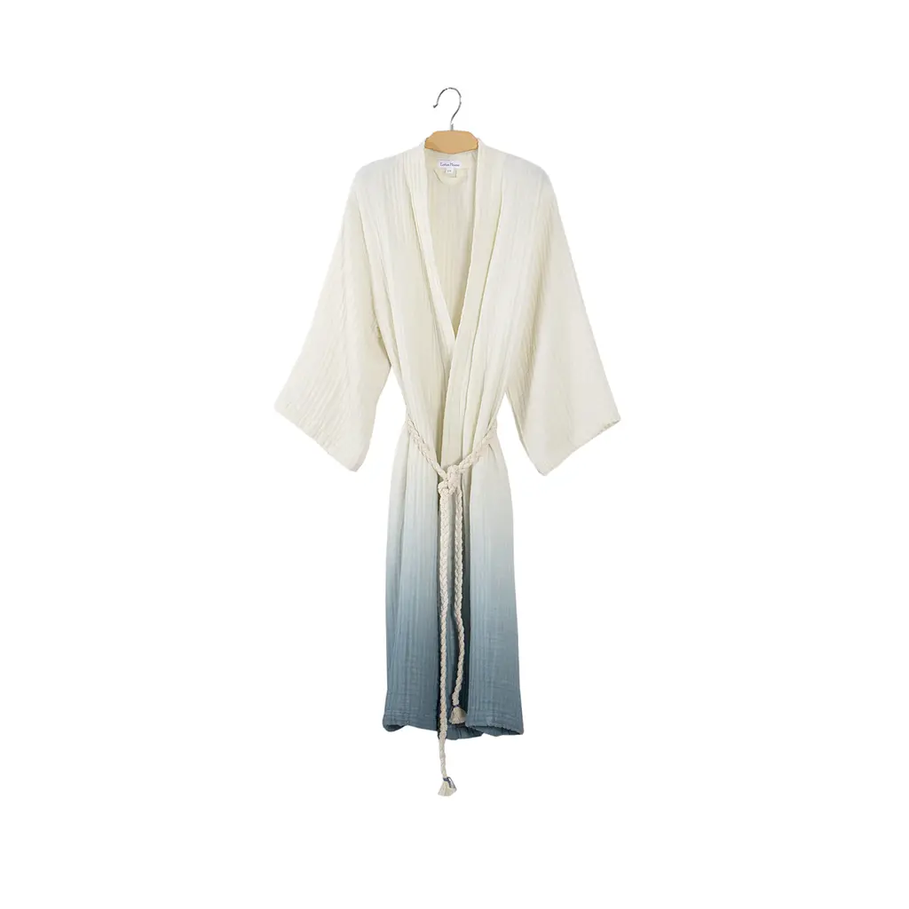 Халат Lotus Home - Nitra muslin blue S/M - фото 8