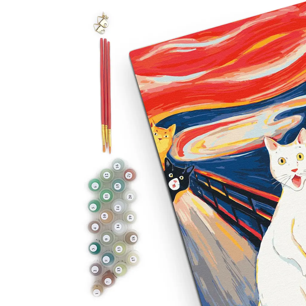Картина за номерами ORNER x InnaRuda «Крик» - фото 2