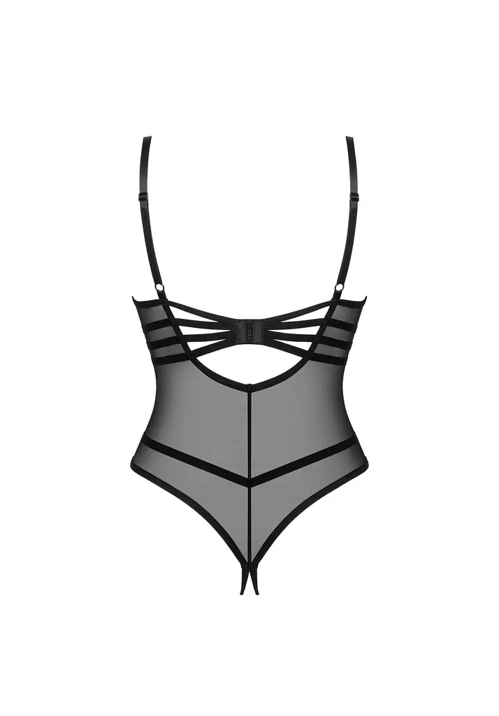 Боді Obsessive Roxelia XS/S чорний - фото 5