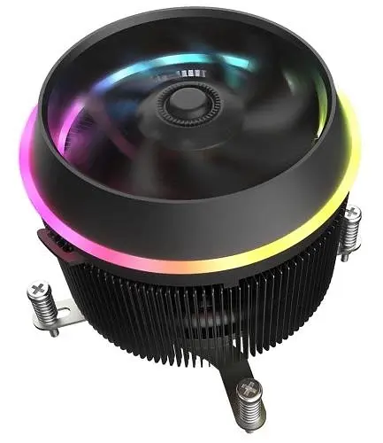 Кулер для процесора Shadow, Black, алюміній/мідь, 1x100 мм LED darkFlash teh0027833 - фото 2