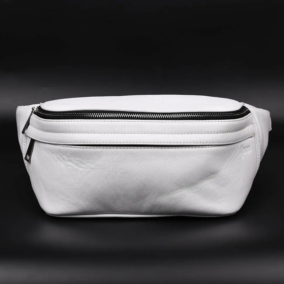 Шкіряна чоловіча сумка на пояс TARWA 30х15х12 см nsa0001222 - фото 8