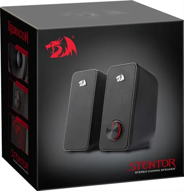Акустические колонки Redragon Stentor 2.0 GS500 6Вт (питание от USB) Черный - фото 3
