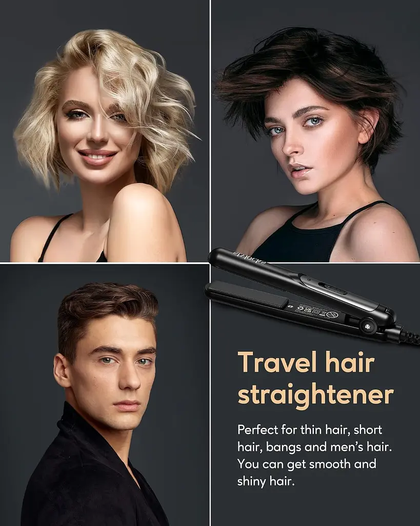 Мини-выпрямитель для коротких волос Stylocks, маленькие выпрямители, выпрямители дорожного размера - фото 6