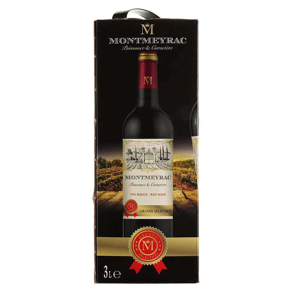 Вино Montmeyrac red dry, червоне, сухе, 3 л - фото 3