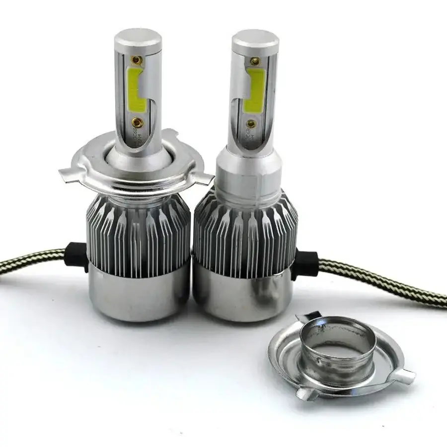 Світлодіодна автомобільна лампа H4 LED Headlight, ближнє і дальнє світло, з вентилятором охолодження, комплект 2 шт - фото 5