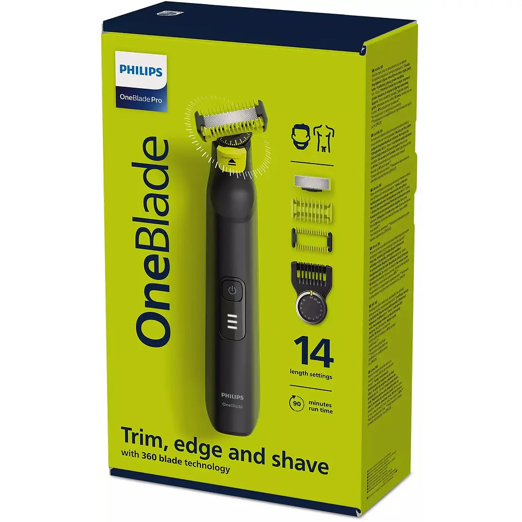 Электробритва Philips OneBlade черная (QP6541/15) - фото 2