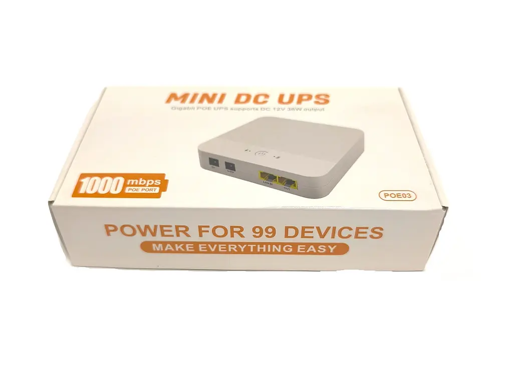 Міні ДБЖ для роутера DC UPS 7800 мАг, 5V/9V/12V, PoE 24V 0.6A, Li-ion 18650, захист OVP/OCP/SCP - фото 6
