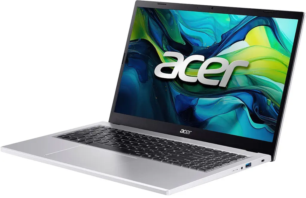 Ноутбук Acer Aspire Go AG15-41P 15.6 FHD IPS, AMD R5-7535HS, 32GB, F1TB, UMA, Lin, сріблястий (NX.J7FEU.009) - фото 3