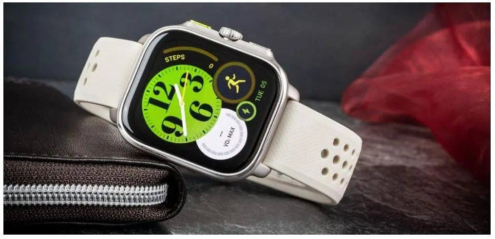 Смарт-годинник Amazfit Cheetah Square золотисто-бежевий з металевим відблиском (Winner Champagne) - фото 7