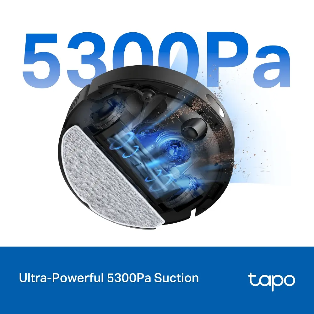 Робот-пилосос TP-Link TP-LINK TAPO RV 30 MAX LIDAR з підтримкою вологого прибирання - фото 5