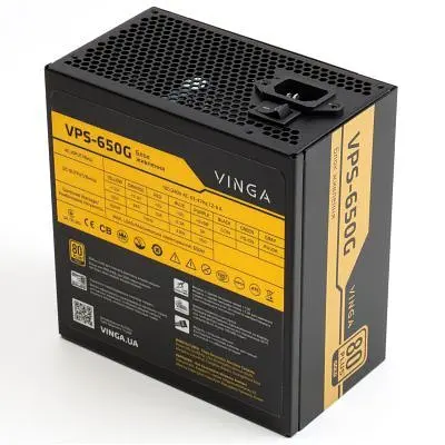 Блок питания Vinga 650W (VPS-650G) - фото 6