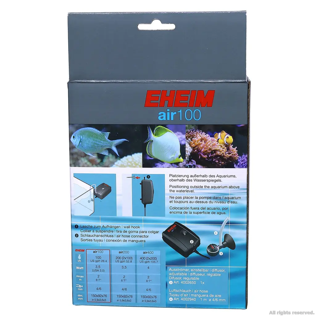 Компресор Eheim air pump 100 (3701010) - фото 7
