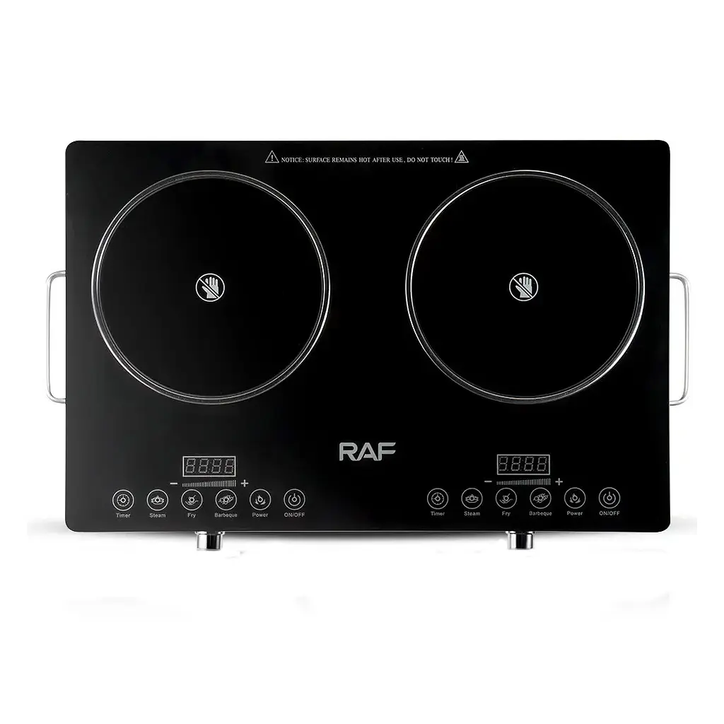 Електроплита інфрачервона 7000W склокерамічна настільна на 2 конфорки RAF R.8050 - фото 9