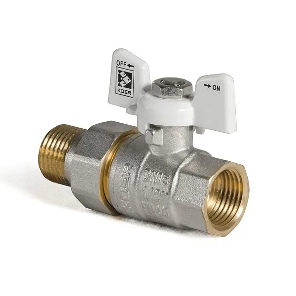 Кран з американкою Koer 1/2" KR.227.W білий KR0015 - фото 2