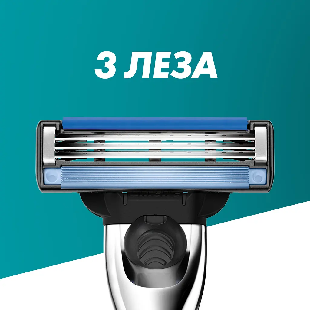 Змінні картриджі для гоління Gillette Mach3 Turbo 5 шт. - фото 3