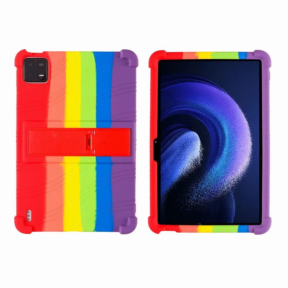 Чехол SoftGel Kids детский для Xiaomi Pad 6 11.0 Радужный - фото 2